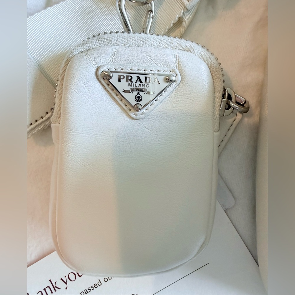 💯 Authentic Prada Re-Edition 2005 Crossbody Bag - White (with dust bag) - Picture 3 of 16